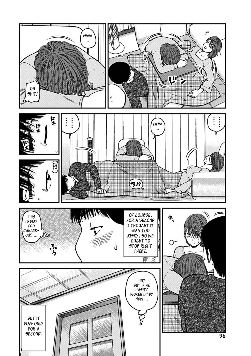 Hentai Manga Comic-33 Year Old Unsatisfied Wife-Chapter 5-Under The Kotatsu-13